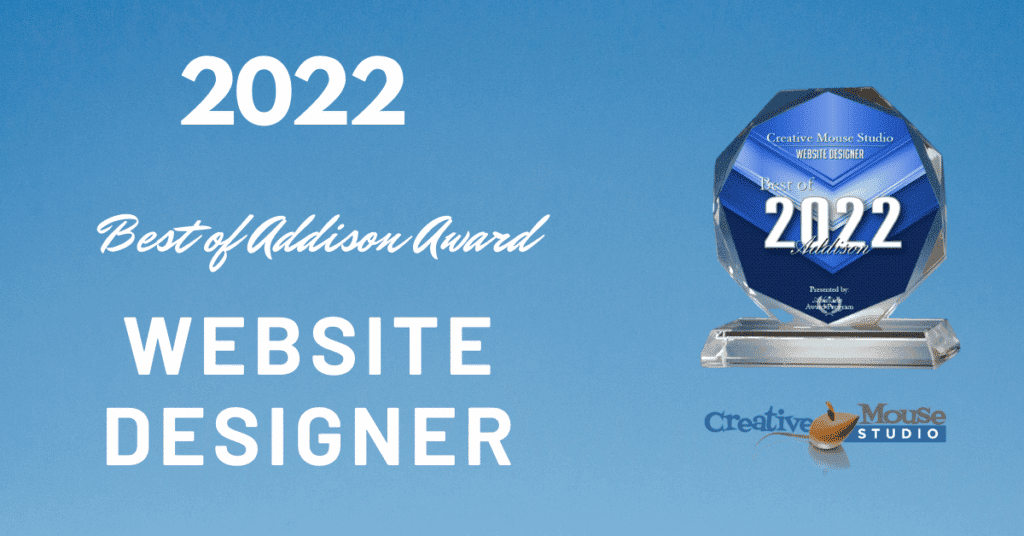 2022 Best of Addison Award Website Designer