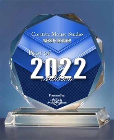 2022 Best of Addison Website Designer Award